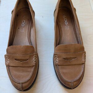 Genuine Leather Aldo Penny Loafers